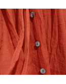 Cassia Sheer Terracotta Maxi Cover-Up