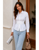 Sash Waist Shirt Top