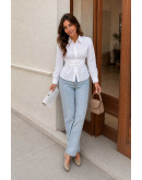 Sash Waist Shirt Top
