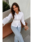Sash Waist Shirt Top