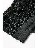 Tiffany Sequined Black Dress