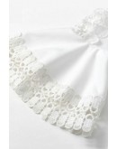 Ianthe Two Piece White Lace Dress