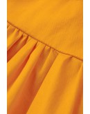 Dae Long Sleeve Yellow Ruffles Dress