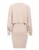 Jacey Two Piece Knit Dress in Pink