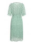 Elise Sheer Dotted Vintage Dress
