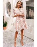 Marseille Floral Dress in Pink