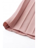 Lora Pleated Dress in Pink