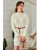 Valmai Pom-Pom Sweater Dress