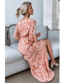 Hagir Robe Dress in Floral Print