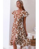 Verena Printed Midi Dress