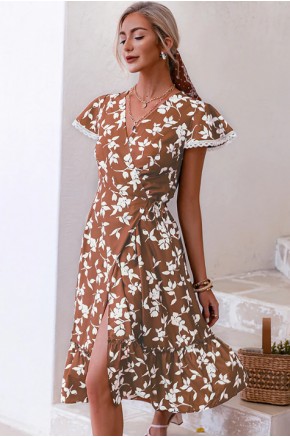 Verena Printed Midi Dress