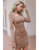Danielle Ruched Bodycon Dress