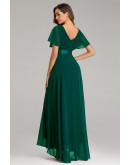 Elysian Grace Chiffon Gown in Green