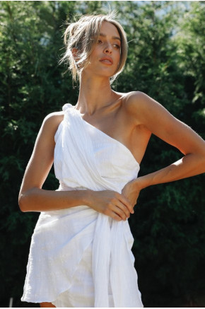 Solstice Wrap Mini Dress