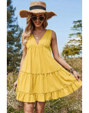 Lemon Drift Sundress