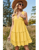 Lemon Drift Sundress
