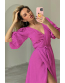 Olivia Cotton Pink Dress