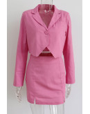 Ines Pink Skirt Set