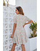 Ditsy Floral Pink Day Dress