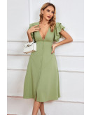 Bella Ruffle Midi Dress