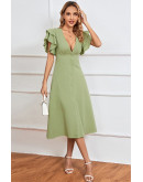 Bella Ruffle Midi Dress