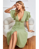 Bella Ruffle Midi Dress