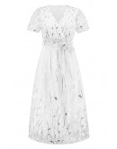 Giorgia Lace Formal Dress in White