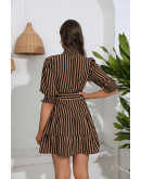 Eve Striped Skater Dress