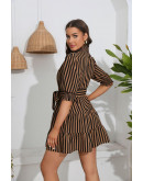 Eve Striped Skater Dress