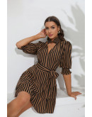 Eve Striped Skater Dress