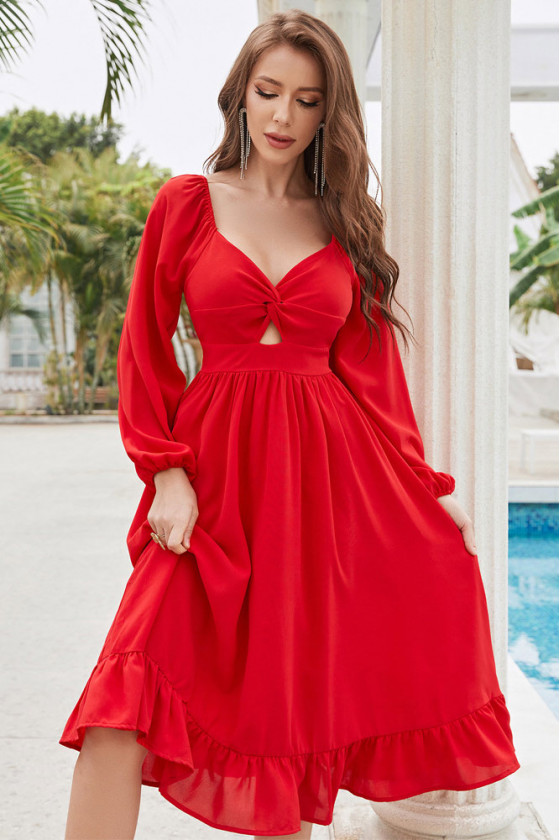 Ruby Romantic Date Dress