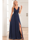 Sparkle Gown Navy Dress