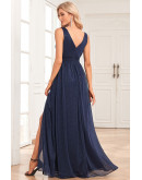 Sparkle Gown Navy Dress