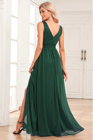 Sparkle Gown Green Dress