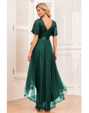 Moonlit Mirage Tulle Dress in Green