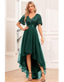 Moonlit Mirage Tulle Dress in Green