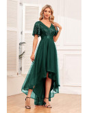 Moonlit Mirage Tulle Dress in Green