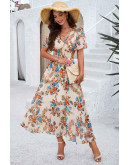 Vivere Floral Maxi Dress