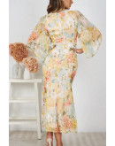 Yasuko Floral Retro Dress