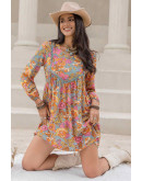 Winona Floral Boho Mini Dress