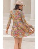 Winona Floral Boho Mini Dress