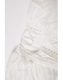 Romance Broderie White Dress