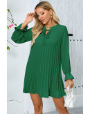 Harper Pleated Tunic in Green