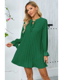 Harper Pleated Tunic in Green