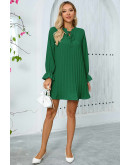 Harper Pleated Tunic in Green