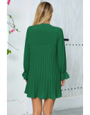 Harper Pleated Tunic in Green