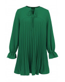 Harper Pleated Tunic in Green