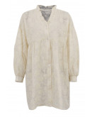 Ivory Bloom Lace Shirt Dress