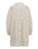 Ivory Bloom Lace Shirt Dress