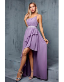 Amethyst Grace High-Low Dress